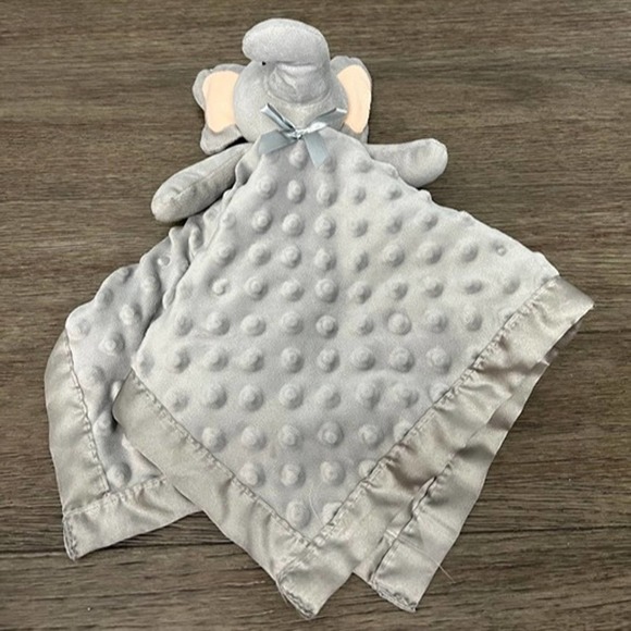 Pro Goleen Grey Elephant Baby Minkey Lovey - Picture 2 of 4